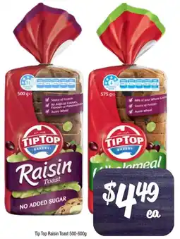 Foodworks Tip Top Raisin Toast offer