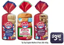 Foodworks Tip Top English Muffins offer