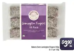 Foodworks Bakers Oven Lamington Fingers offer