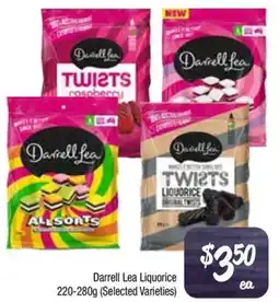 Foodworks Darrell Lea Liquorice offer