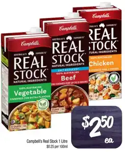 Foodworks Campbells Real Stock offer