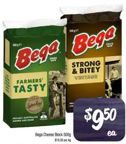 Foodworks Bega Cheese Block offer