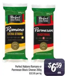 Foodworks Perfect Italiano Romano or Parmesan Block Cheese offer