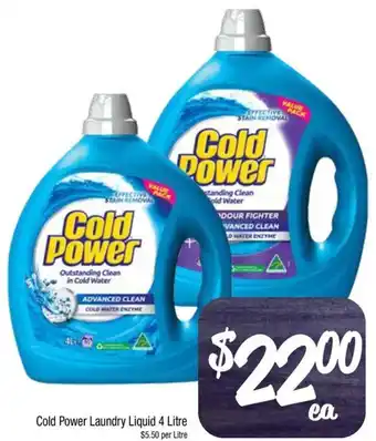 Foodworks Cold Power Laundry Liquid offer