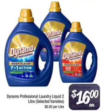 Foodworks Dynamo Professional Laundry Liquid offer