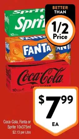 Foodworks Coca Cola Fanta or Sprite offer