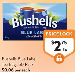 Foodworks Bushells Blue Label Tea Bags offer