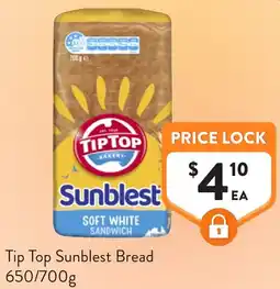 Foodworks Tip Top Sunblest Bread offer
