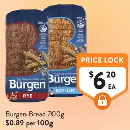 Foodworks Burgen Bread offer