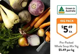 Foodworks Pre Packed Whole Soup Mix offer
