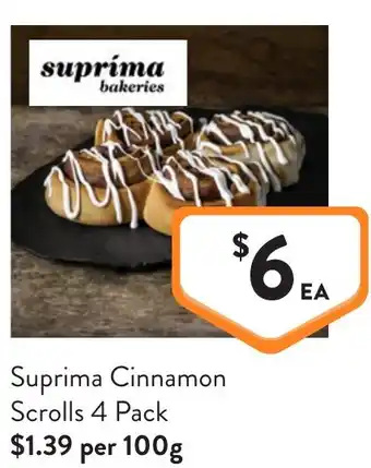 Foodworks Suprima Cinnamon Scrolls offer