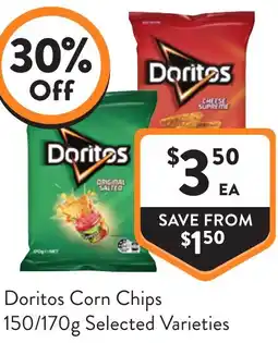 Foodworks Doritos Corn Chips offer