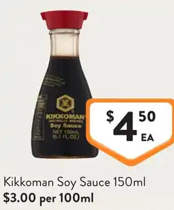 Foodworks Kikkoman Soy Sauce offer