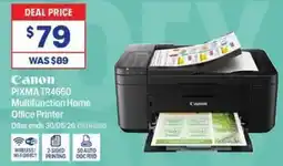 Officeworks Canon pixma tr4660 multifunction home office printer offer