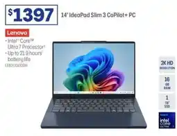 Officeworks Lenovo 14 ideapad slim 3 copilot pc offer