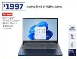 Officeworks Lenovo ideapad slim 514 oled al laptop offer