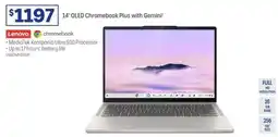 Officeworks Lenovo 14 oled chromebook plus with gemini offer
