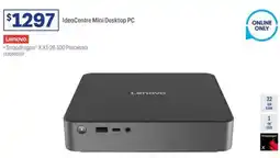 Officeworks Lenovo ideacentre mini desktop pc offer