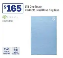 Officeworks 1tb one touch portable hard drive sky blue offer