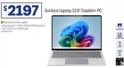 Officeworks Microsoft surface laptop 13.8 copilot pc offer