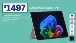 Officeworks Microsoft surface pro 12 copilot pc offer
