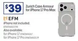 Officeworks Efm Zurich Case Armour for iPhone 17 Pro Max offer
