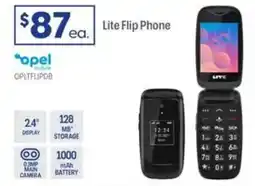 Officeworks Opel Lite Flip Phone offer