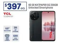 Officeworks Tcl 60 se nxtpaper 256gb unlocked smartphone offer