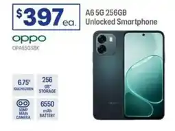 Officeworks Oppo a6 256gb unlocked smartphone offer