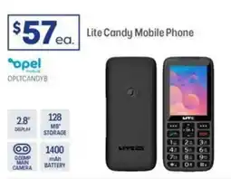 Officeworks Opel Lite Candy Mobile Phone offer