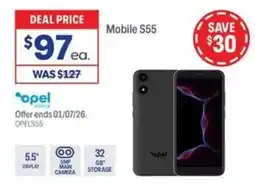 Officeworks Opel Mobile S55 offer