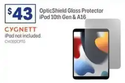 Officeworks OpticShield Glass Protector iPad 10th Gen & A16 offer