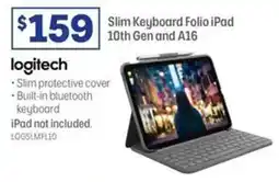 Officeworks Logitech Slim Keyboard Folio iPad 10th Gen and A16 offer