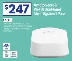 Officeworks Amazon eero 6 WiFi 6 Dual-band Mesh System offer