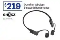 Officeworks OpenRun Wireless Bluetooth Headphones offer