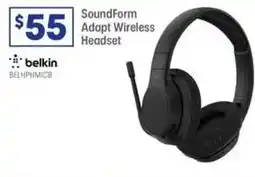 Officeworks Belkin soundform adapt wireless headset offer