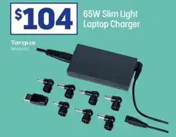 Officeworks Targus 65W Slim Light Laptop Charger offer
