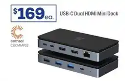 Officeworks USB-C Dual HDMI Mini Dock offer