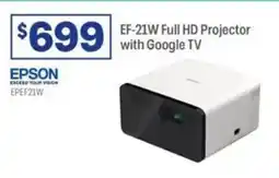 Officeworks Epson ef 21w full hd projector with google tv offer
