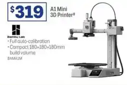 Officeworks A1 Mini 3D Printer offer