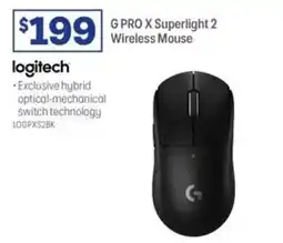 Officeworks Logitech g pro x superlight 2 wireless mouse offer
