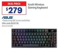 Officeworks Asus Azoth Wireless Gaming Keyboard offer