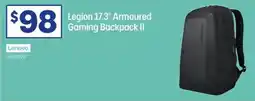 Officeworks Legion 17.3 Armoured Gaming Backpack II offer