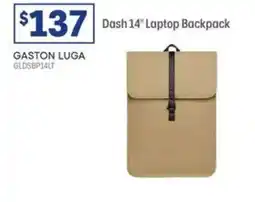Officeworks Gaston luga dash 14 laptop backpack offer
