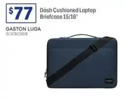 Officeworks Gaston luga dash cushioned laptop briefcase 15/16 offer