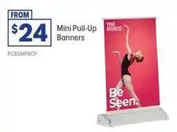 Officeworks Mini Pull Up Banners offer