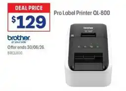 Officeworks Pro label printer ql 800 offer
