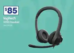 Officeworks Logitech h390 headset offer