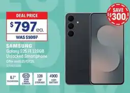 Officeworks Samsung galaxy s25 fe 128gb unlocked smartphone offer