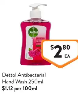 Foodworks Dettol Antibacterial Hand Wash offer